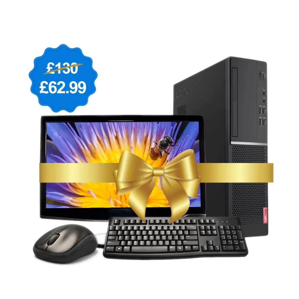 Lenovo V520S Bundle Desktop-19-inch Monitor